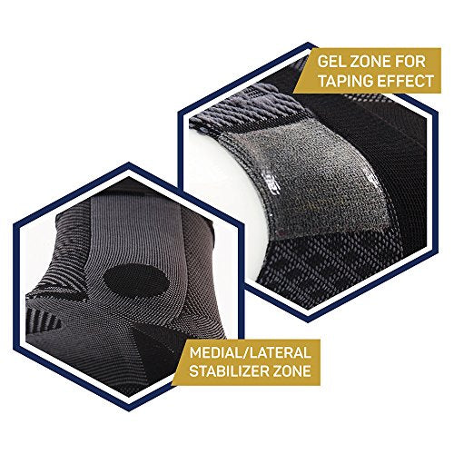 OS1st AF7 Ankle Bracing Sleeve Helps stabilize weak Ankles, Assist with Inversion sprains, Relieve Achilles tendonitis - size: Right Small