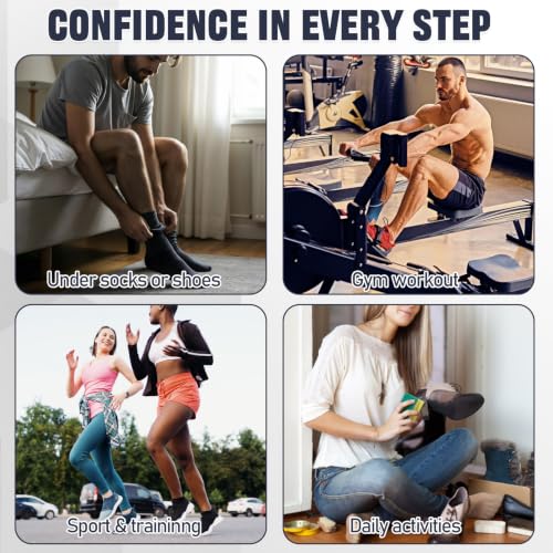 2 PCS Ankle Support Brace, Adjustable Ankle Support for Women & Men