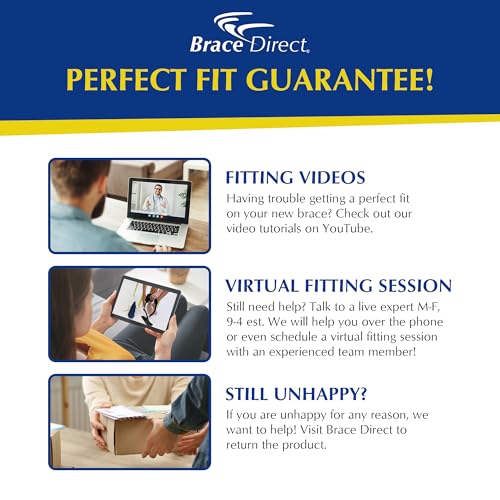 Brace Direct Plantar Fasciitis Day Strap, Pneumatic Air Cushion Foot Brace - size: L