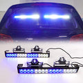 2 in 1 Emergency Strobe Traffic Advisor Light Bar 21 Flash Patterns - color: Blue/White