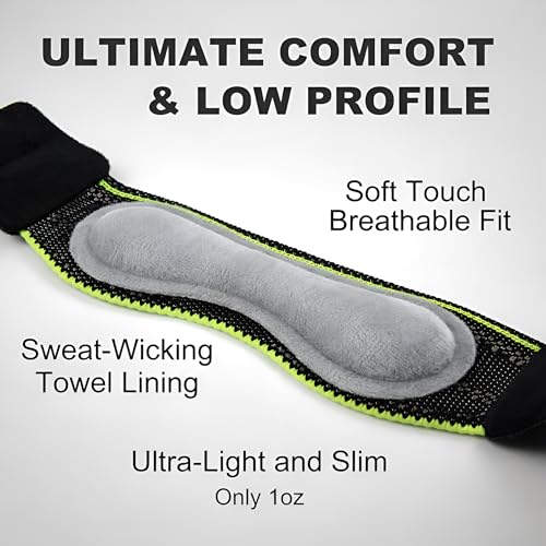 Knee Strap 2 Pack for Patellar Tendon Support – Adjustable Patella Knee Band for Running, Walking, Hiking, Tennis & Pickleball, Black Green - color: Black Green