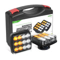 Agrieyes W02 Magnetic Flashing Lights, Wireless Strobe Lights, Amber/White - color: Amber/White