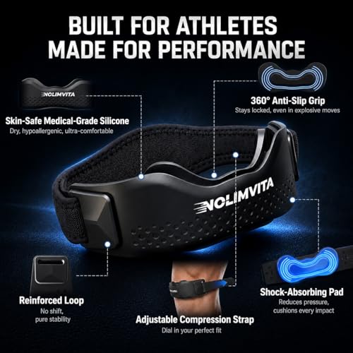 Patellar Tendon Support Strap, Knee Brace for Women & Men