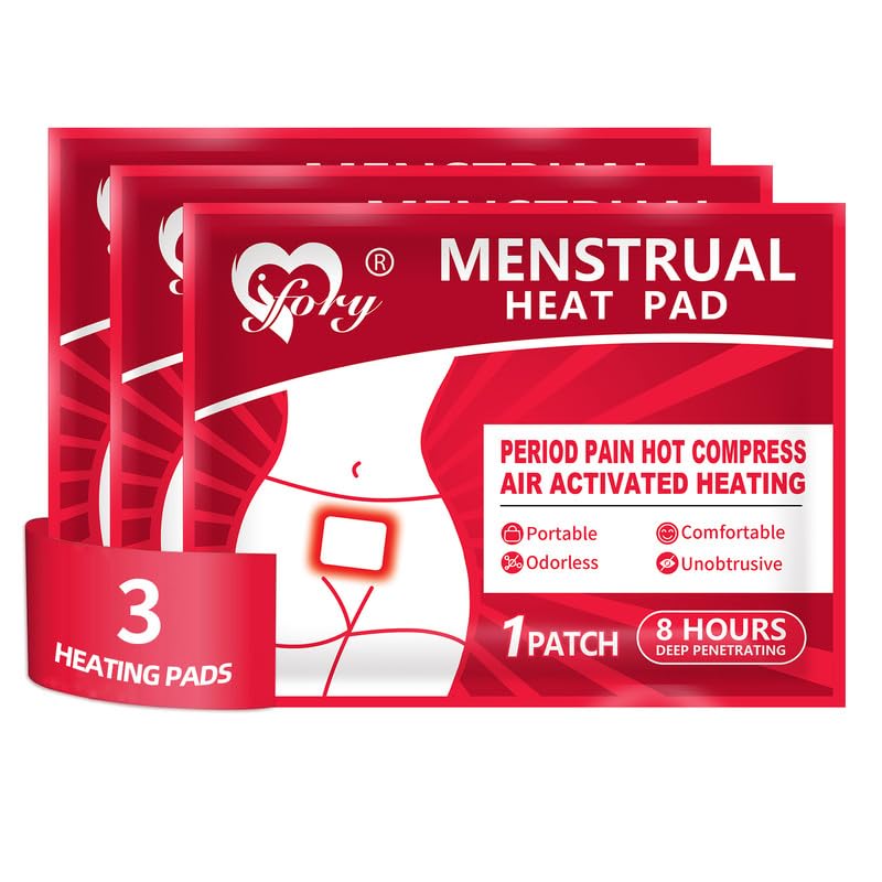 Heating Patches for Period Cramps, Menstrual Heat Therapy Patches - size: Pack of 3