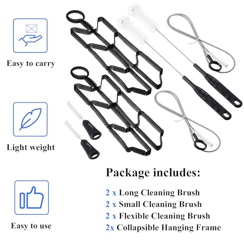 Patelai 2 Set 8 in 1 Reservoirs Hydration Bladder Cleaning Kit - color: Black