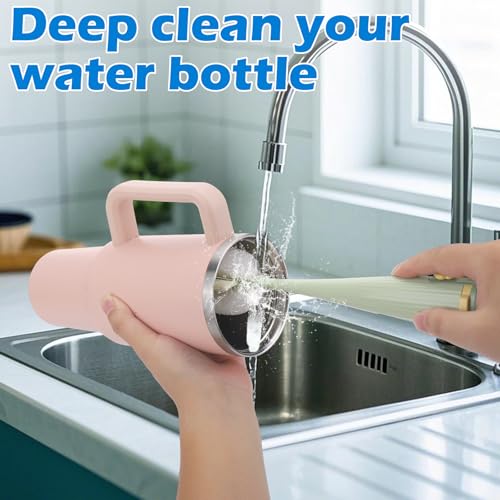 Palksky 5 in 1 Water Bottle Cleaning Brush Set, Multifunctiona Brush and Straw Cleaner for Owala/Stanley/Hydro/Yeti/Simple Modern Cup Accessories - size: 7 Pack