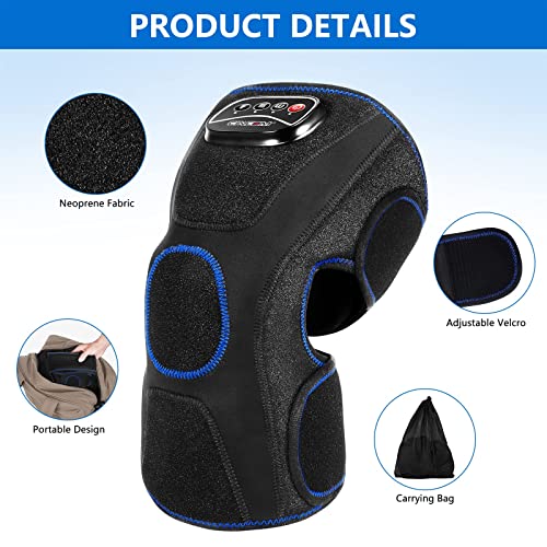 CINCOM Knee Massager with Heat and Air Compression for Pain Relief - size: Single Unit