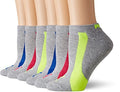 PUMA Women's Low Cut Socks (6-Pack) - color: Grey Pink