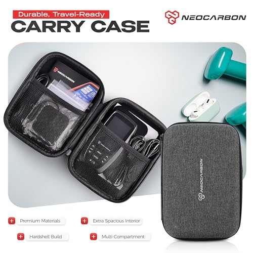 NEOCARBON TENS Unit Muscle Stimulator Ergo Machine for Pain Relief, Black - color: Black
