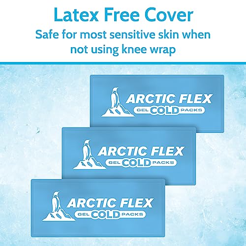 Arctic Flex Gel Replacement Packs - Ice Packs Reusable for Knee Ice Brace - size: Knee