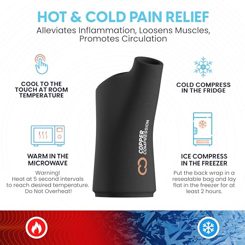 CopperFreeze™ Wrist Sleeve by Copper Compression. Hot & Cold Therapy Support for Pain, Swelling, and Injury Recovery. 360° Copper Infused Relief for Hands, Wrists, and Forearms - style: Wrist Sleeve