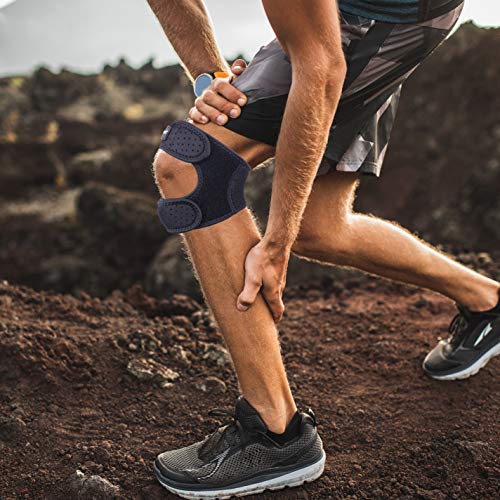 THX4COPPER Compression Dual Patella Knee Brace for Pain Relief,Adjustable Knee Strap Support for Running, Jumper, Gym Exercise, Arthritis, Tendonitis, Injury Recovery, Joint and Muscles. (XX-Large) - size: XX-Large