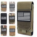 Molle Phone Pouch, Od Green Small Tactical Cell Phone Holster, Heavy Duty Waterproof Smartphone Case Holder for Vest Belt Waist (Army Green) - color: MILITARY GREEN