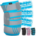 Vive Knee Ice Pack Wrap - Cold/Hot Gel Compression Brace for Pain Relief - color: Gray