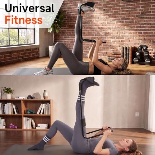Black Elevation Pad Compatible with Hamstring & Calf Stretching Device Accessory for Deeper Leg Stretch, Advanced Flexibility and Fitness Routine