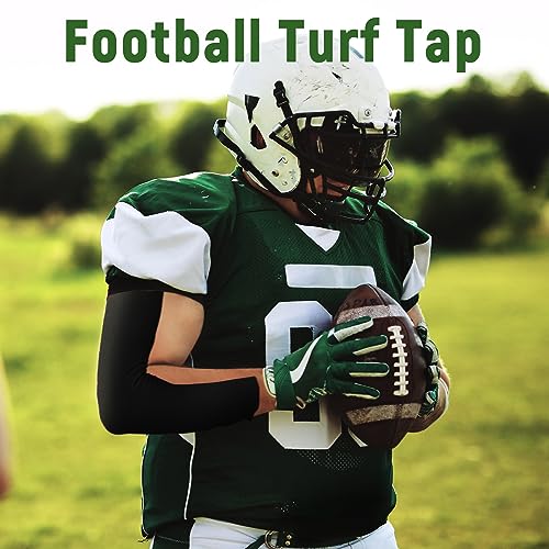 Jenaai 2 Roll Football Turf Tape 33ft Sport Turf Tape, Black - color: Black