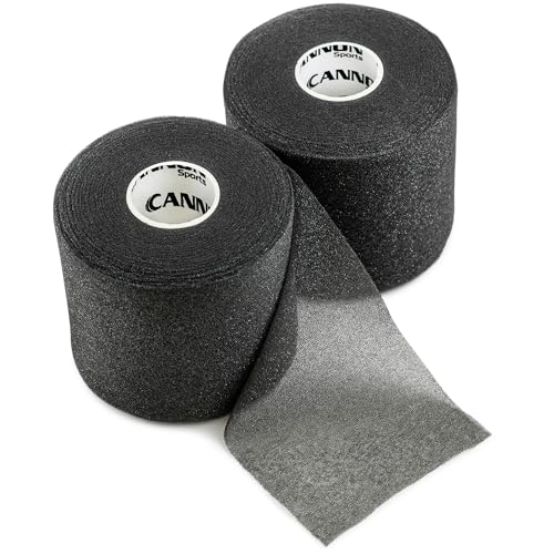 Cannon Sports Pre Wrap Foam Underwrap - 2 Pack, 2.75" x 30 Yards Per Roll (60 Total Yards) - Athletic Underwrap for Sports Tape, Training & Exercise (Black) - color: Black