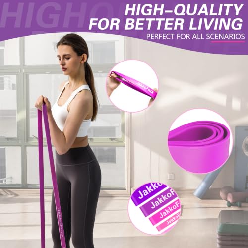 Resistance Bands,Pull Up Bands,Stretching Assist Bands Set for Men & WomenPortable Exercise, Muscle Training,Physical Therapy,Exercise Workout Bands for Working Out - color: Pink 5-100 LBS