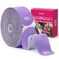 OK TAPE Synthetic Kinesiology Tape Bulk Roll, Precut Strips for Knee, Wrist - color: Purple, size: 1 Bulk Roll-Dot