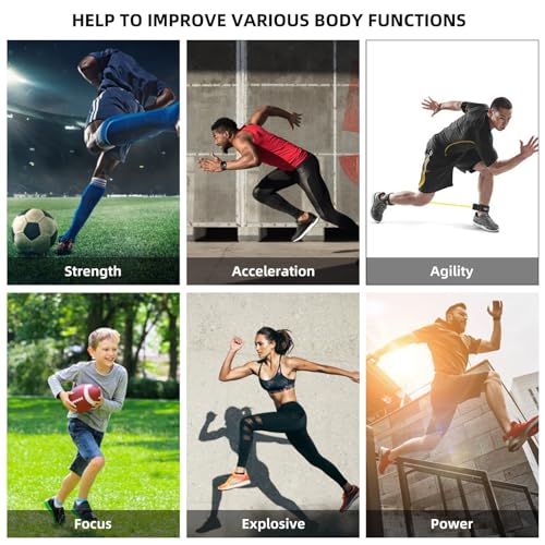 Running Resistance Bands, 80lb Speed and Agility Training Equipment