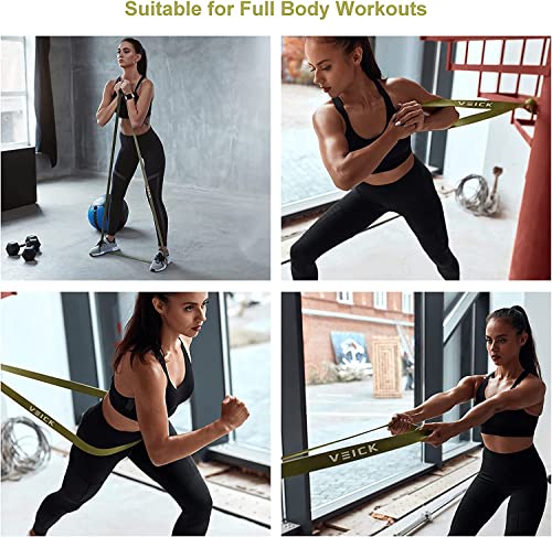 VEICK Pull Up Assist Resistance Bands for Home Gym - color: Green Set of 6