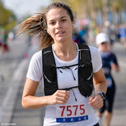 Running Vest Hydration Water Backpack with 2L Water Bladder for Women Men