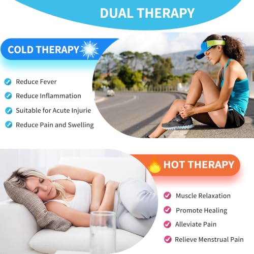 24 Pack Small Ice Packs for Injuries Reusable,Hot & Cold Gel Ice Packs for Face,Eyes,Neck,Teeth,Foot,Headache,Allergies,Shoulder Pain Relief,Warm & Cold Compress for Boo Boos,Students(24Green)