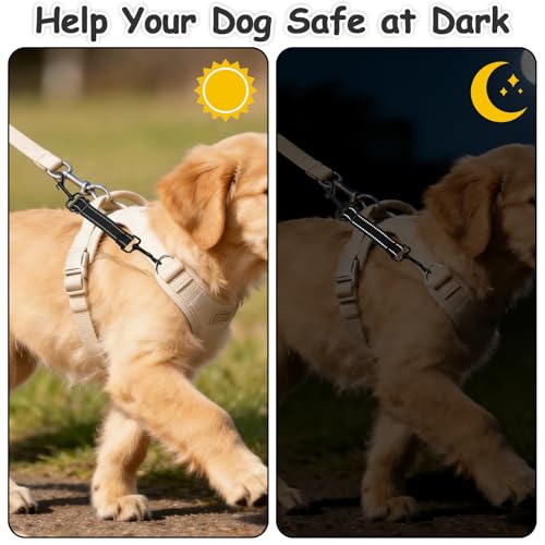 YUEPET 2 Pack Dog Collar Safety Clips, Adjustable Prong Collar Backup Clips - color: Bright Black*2（Trapezoid Black)