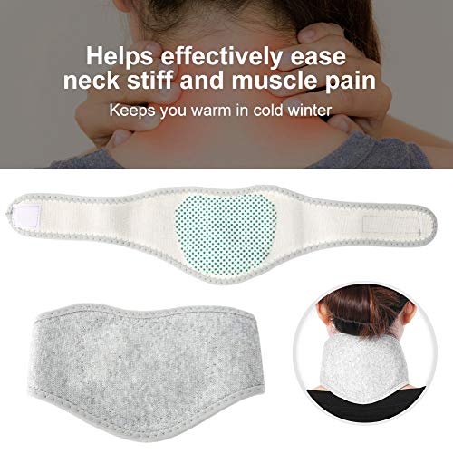 Neck Self-Heating, Neck Support Neck Pad Neck Wrap Support Brace Collar, Magnetic Health Self-Heating Deep Heat Infrared Neck Massager Protector, Washable