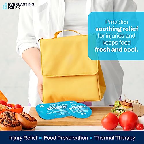 Reusable Hot and Cold Gel Ice Packs for Injuries, 7 Pack Variety Set