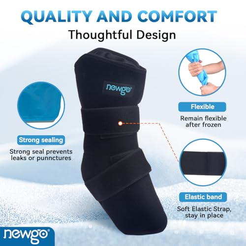 NEWGO Horse Ice Pack, 2 Wraps with 4 Reusable Gel Packs - style: 2 Pack