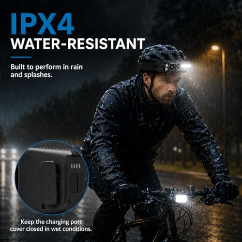 AUTOUTLET Headlamp Rechargeable, 350 Lumen LED Head Lights for Forehead