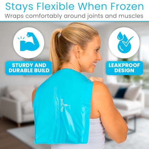 Arctic Flex Ice Packs for Injuries Reusable (11" x 14") - Flexible Hot Cold - size: X-Large (Pack of 1)