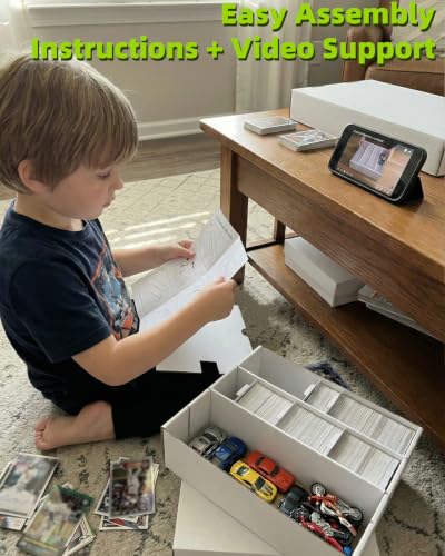 Card Storage Bbox, 4 Row Card Box for Standard Card with Card Stoppers 1Pcs - size: 1 piece 14in for Standard