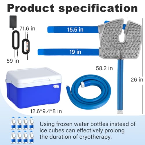 Cold Therapy Machine for Knee After Surgery, Ice Machine Knee Replacement - size: 9-Quart, style: Knee pad