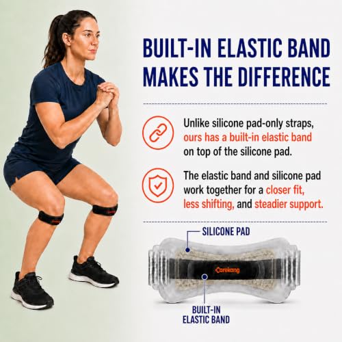 PRO Patella Tendon Knee Strap 2 Pack, Pain Relief Support Brace