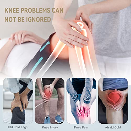 FIT KING Foot & Leg Compression Massager with Knee Heating for Circulation