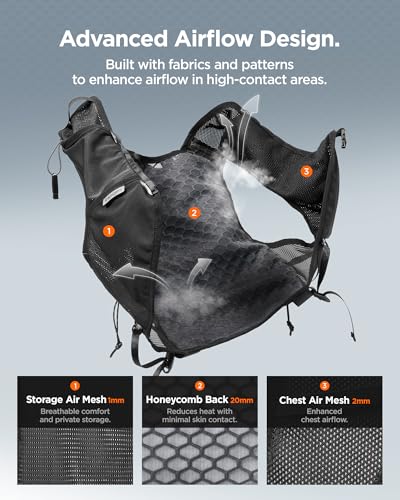 Spigen Dynamic Shield Running Vest (M-L), Hydration Pack - size: M - L, style: A721