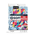 Fit & Fresh Cool Coolers Soft Ice Packs for Lunch Bags & Coolers, 2pk - color: Prism & Cobalt (2 Pack)
