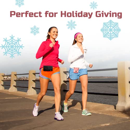 Running Buddy Magnetic Pouch - Fits Any Waistband, No Belt No Clips - color: Black, size: Large (5.9 in x 4 in)