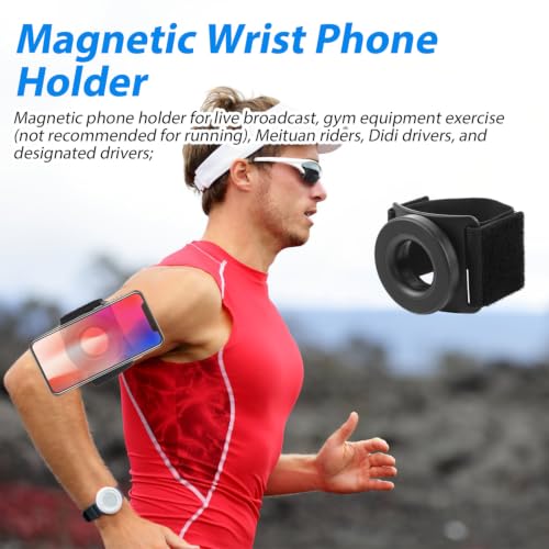 1pcs Magnetic Running Phone Holder for iPhone 12-16 Pro Max Plus Mini