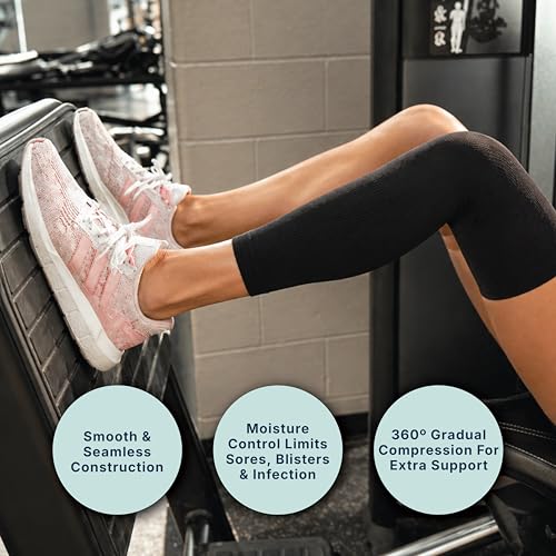 Doctor's Choice Full Leg Compression Sleeve, 10-20 mmHg, Men & Women