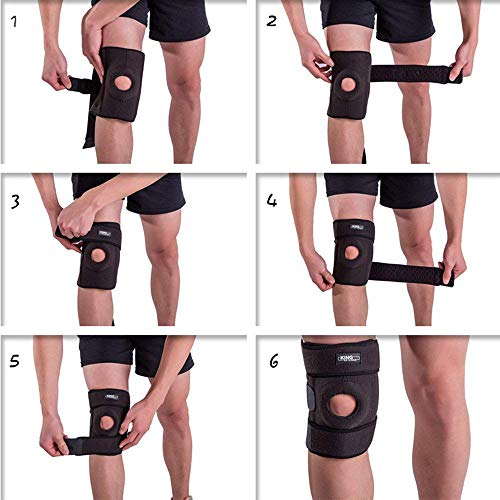 King of Kings Patella Knee Brace for Arthritis Pain, Grey - color: Grey