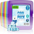 Healthy Packers Ice Packs for Lunch Boxes, Slim Freezer Packs, 10pk Square - color: 10-Pack (Square)