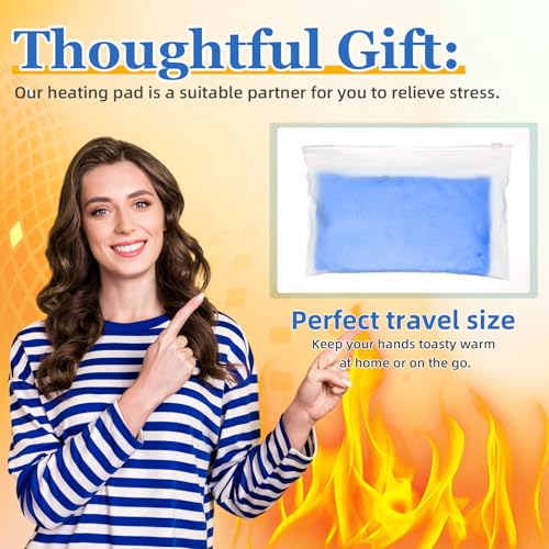 Cozypower Mini Heating Pad Microwavable Hot Cold Pack Reusable,Blue - color: Blue
