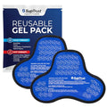 Shoulder Ice Pack for Injuries Reusable: Cold/Hot Therapy Wrap for Rotator Cuff Injuries, Bursitis & Swelling - Gel Ice Pack Reusable Compatible with Suptrust Shoulder Brace for Women and Men, 2 Packs