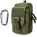 WYNEX Tactical Phone Pouch Molle, EDC Phone Holster, Small Admim Pouch - color: Army Green