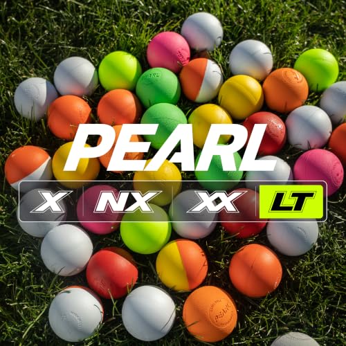 Pearl LT Textured Lacrosse Balls by Guardian Innovations, 10 Pack - SEI Certified Meet NOCSAE Standards for Games. Official Game Balls of Top NCAA Programs, Tournaments and Leagues - Neon Green