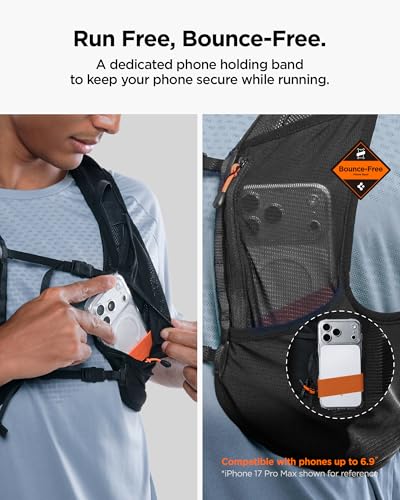 Spigen Dynamic Shield Running Vest (M-L), Hydration Pack - size: L - XL, style: A721