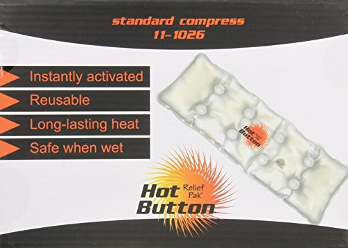 Relief Pak - 11-1026 Hot Button Instant Reusable Hot Compress, Standard - size: Standard - General